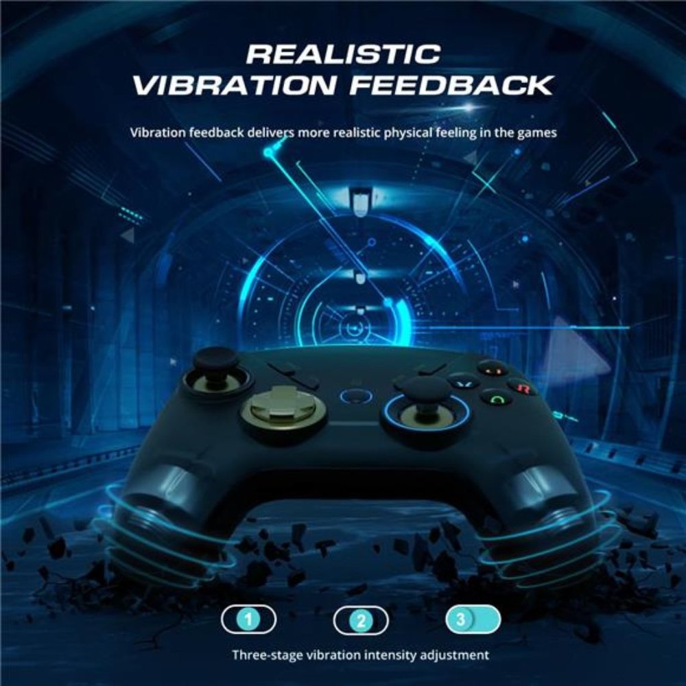 Wireless Gaming Controller, Gamepad Game Controller with 4 Customized Buttons - Picture 6 of 6